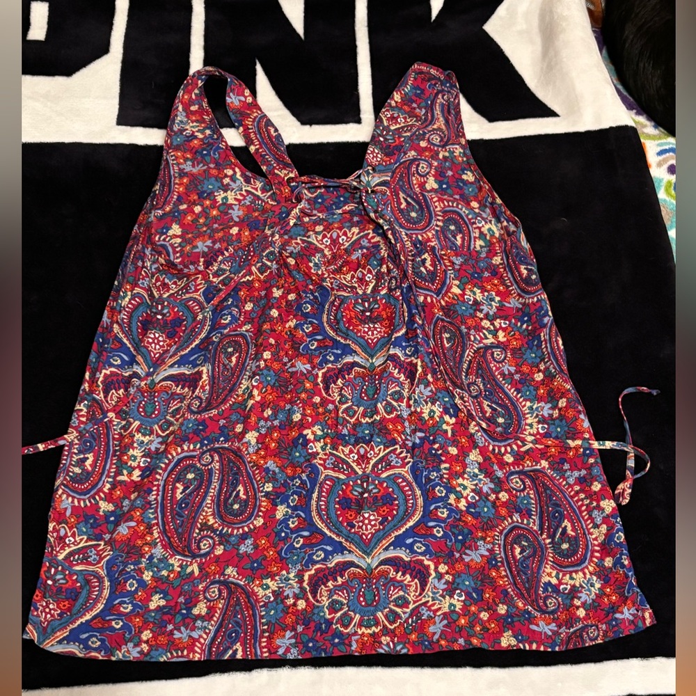 Lucky Brand Multicolor Paisley Tank Top - Picture 2 of 10